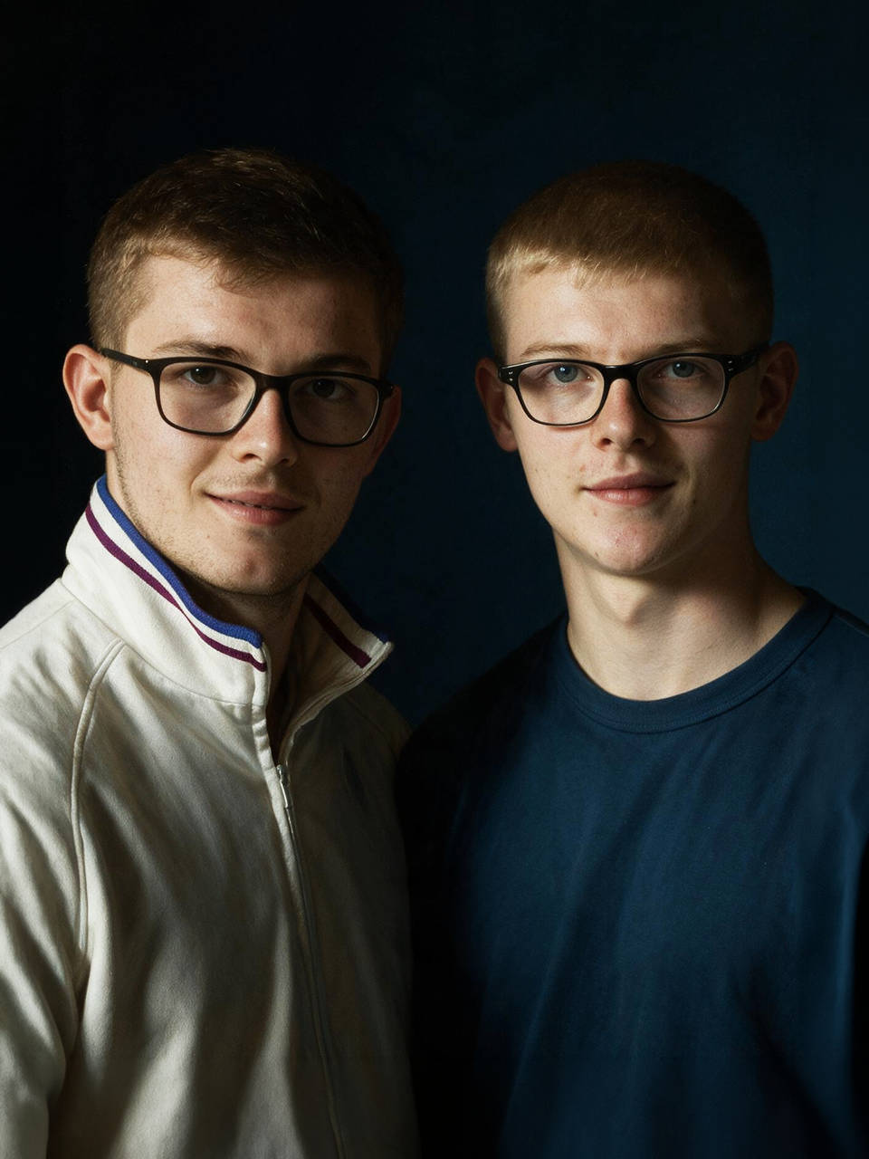 Alexis et Félix Lebrun souriants, interviewés pour "Enfance d'un style" de L'Équipe Explore