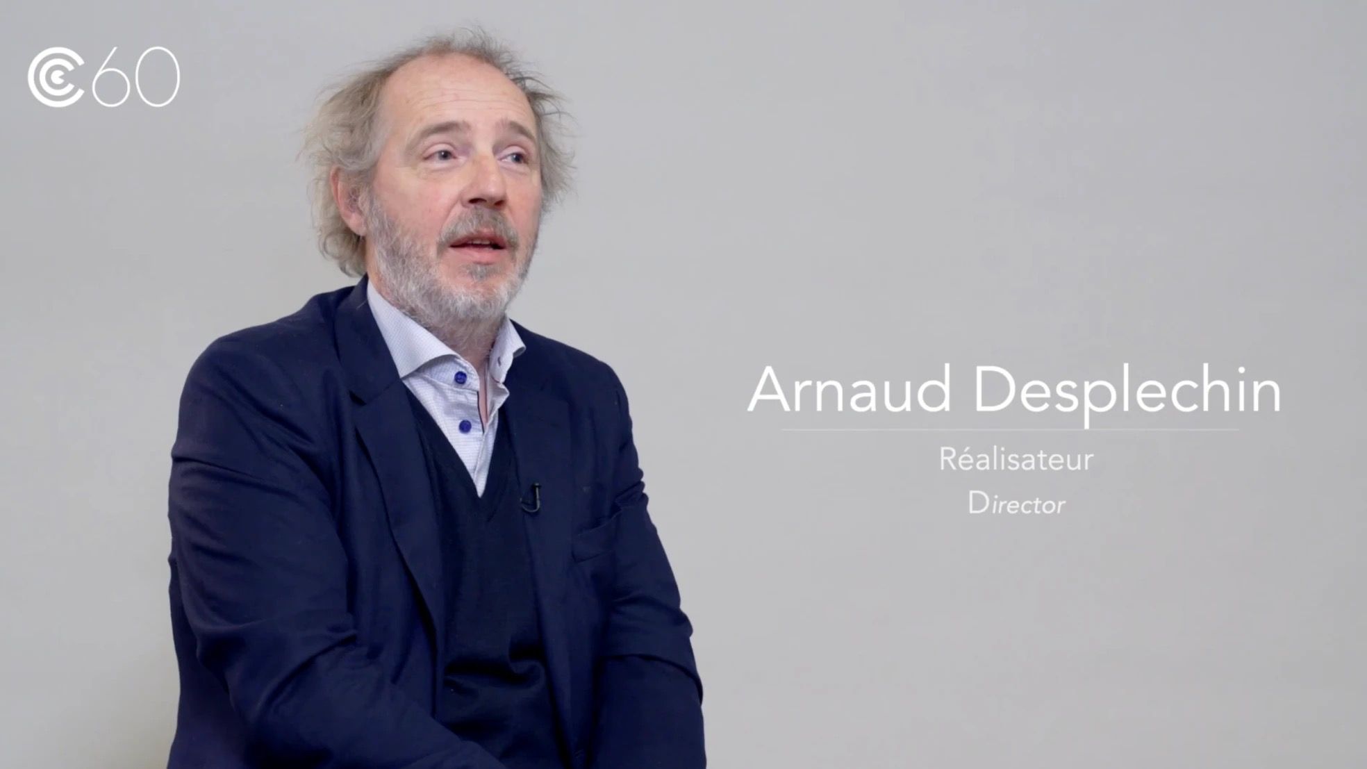 Arnaud Desplechin, réalisateur, interviewé pour 60 ans d’avenirs de la Semaine de la Critique