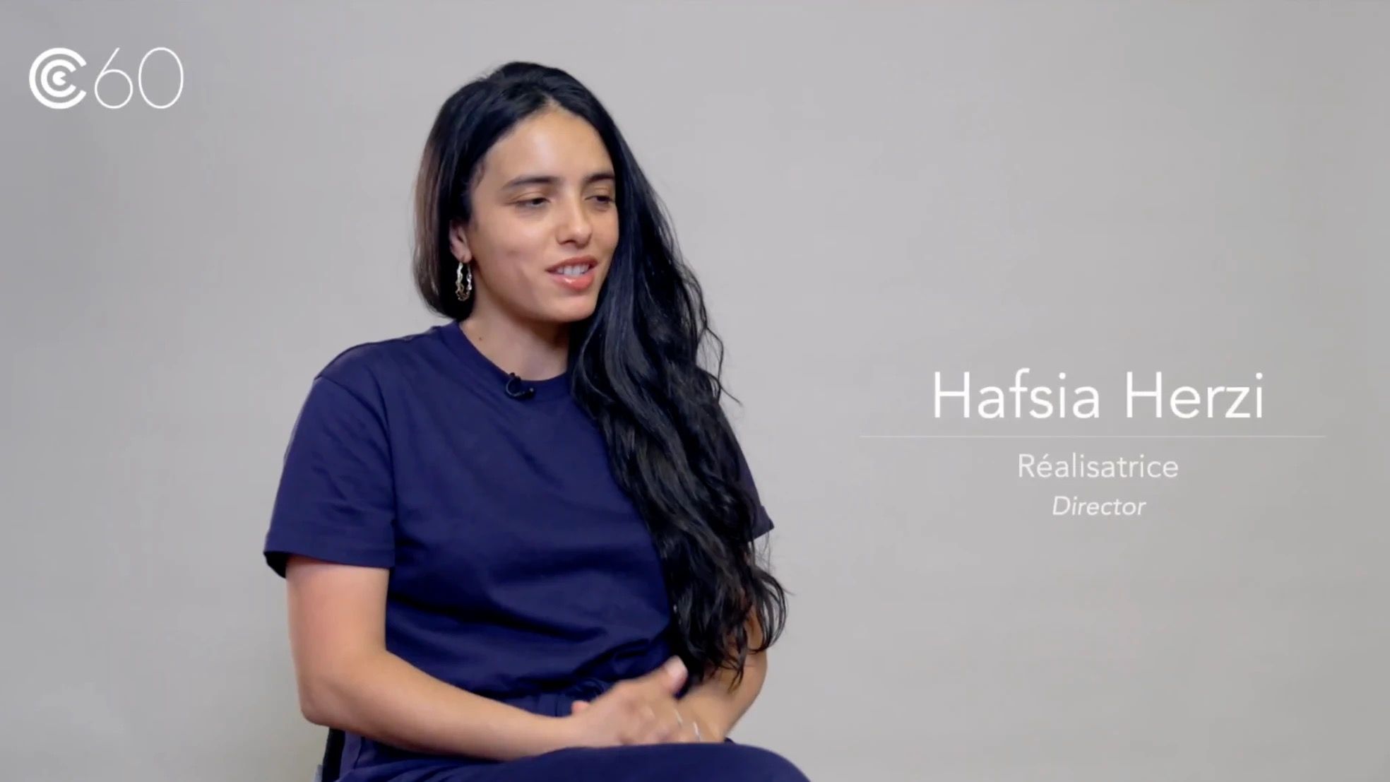 Hafsia Herzi, réalisatrice, interviewée pour 60 ans d’avenirs de la Semaine de la Critique
