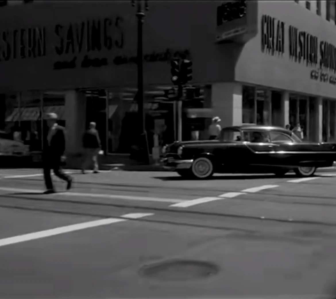 Images d'archives d'un carrefour américain des années 1950, série "The Lost Worlds"